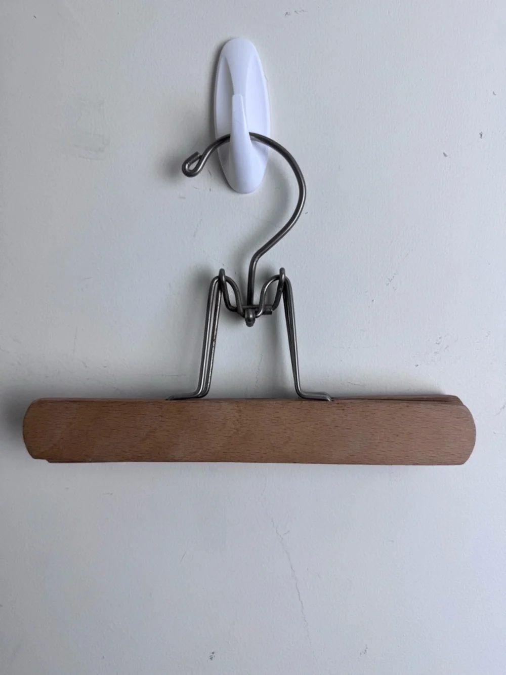 Vintage Wooden Clamp Hangers Lot of 5
